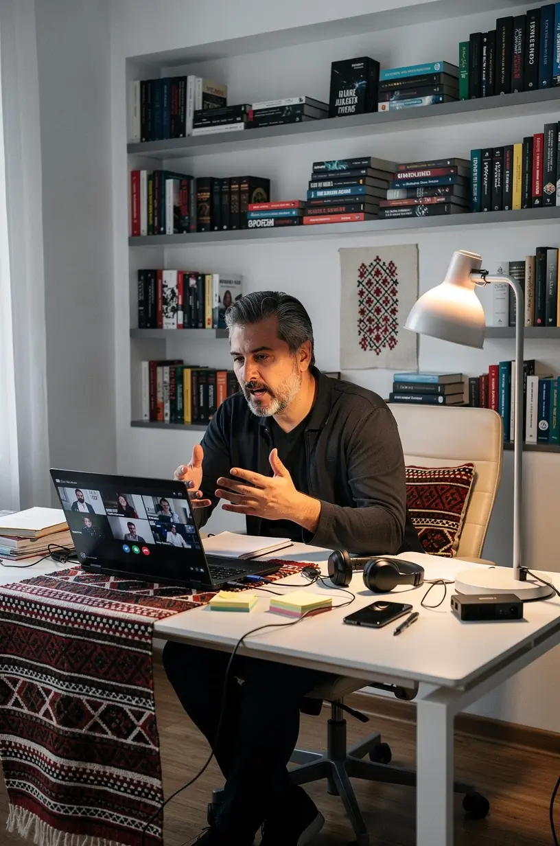 Diagramă explicativă cu pași simpli pentru instalarea unui program complex, ușor de urmat.