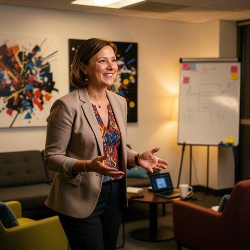 Ecran de computer afișând o aplicație cu interfață intuitivă, evidențiind designul prietenos pentru utilizatorii fără experiență tehnică.